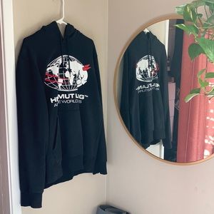 Helmut Lang Men’s Lg Hoodie, “As The World Turns.”